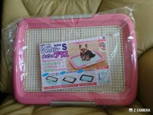 ペットショップで使っていたのと同じトイレ